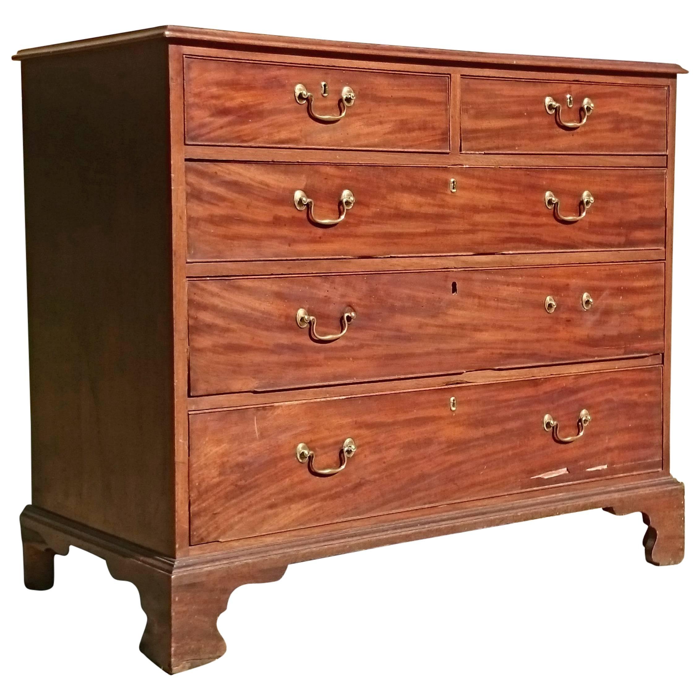 Antique Chest of Drawers Cuban Mahogany For Sale