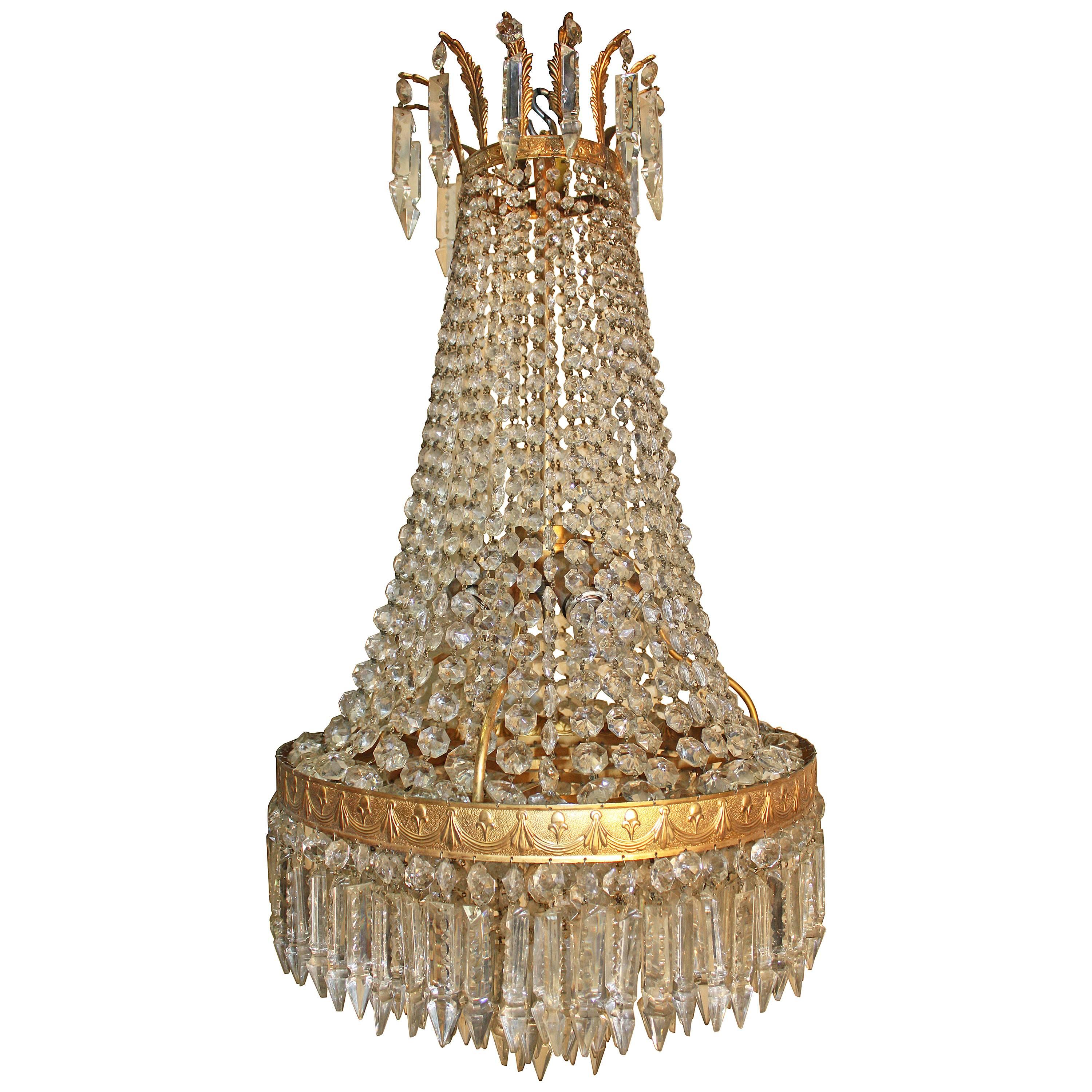 Beautiful French Empire Style Chandelier