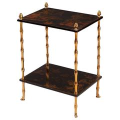 Antique Fine Chinoiserie Lacquer Occasional Table