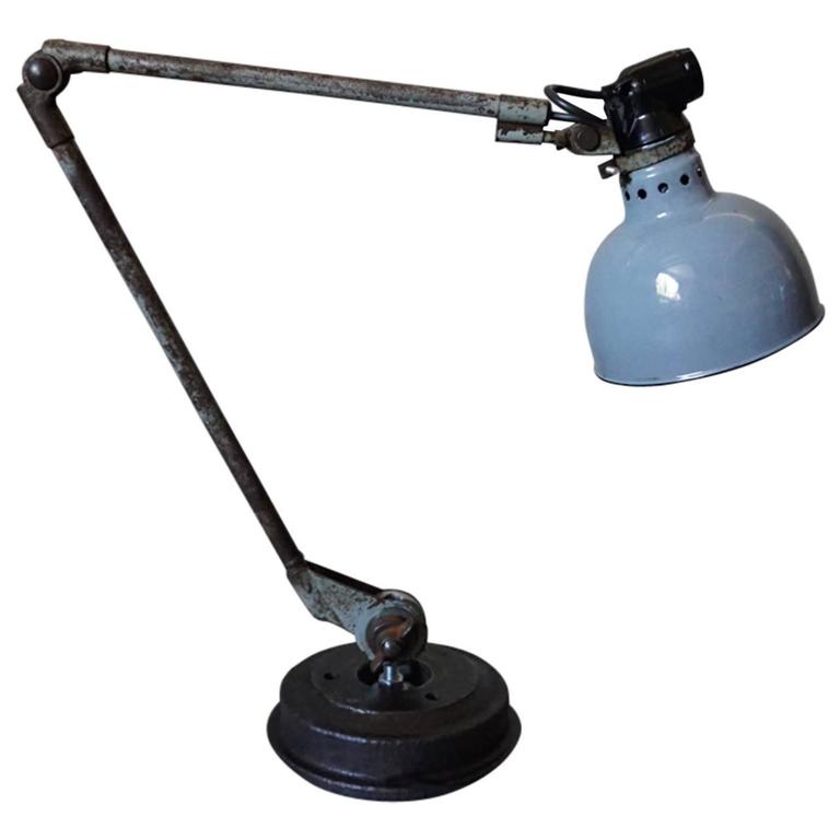 Industrial Table Lamp by Ernst Rademacher, 1930s at 1stDibs | ernst lamp