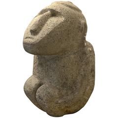 Statue Sculpture from Timor in Granite Stone Block Exceptional Piece 6