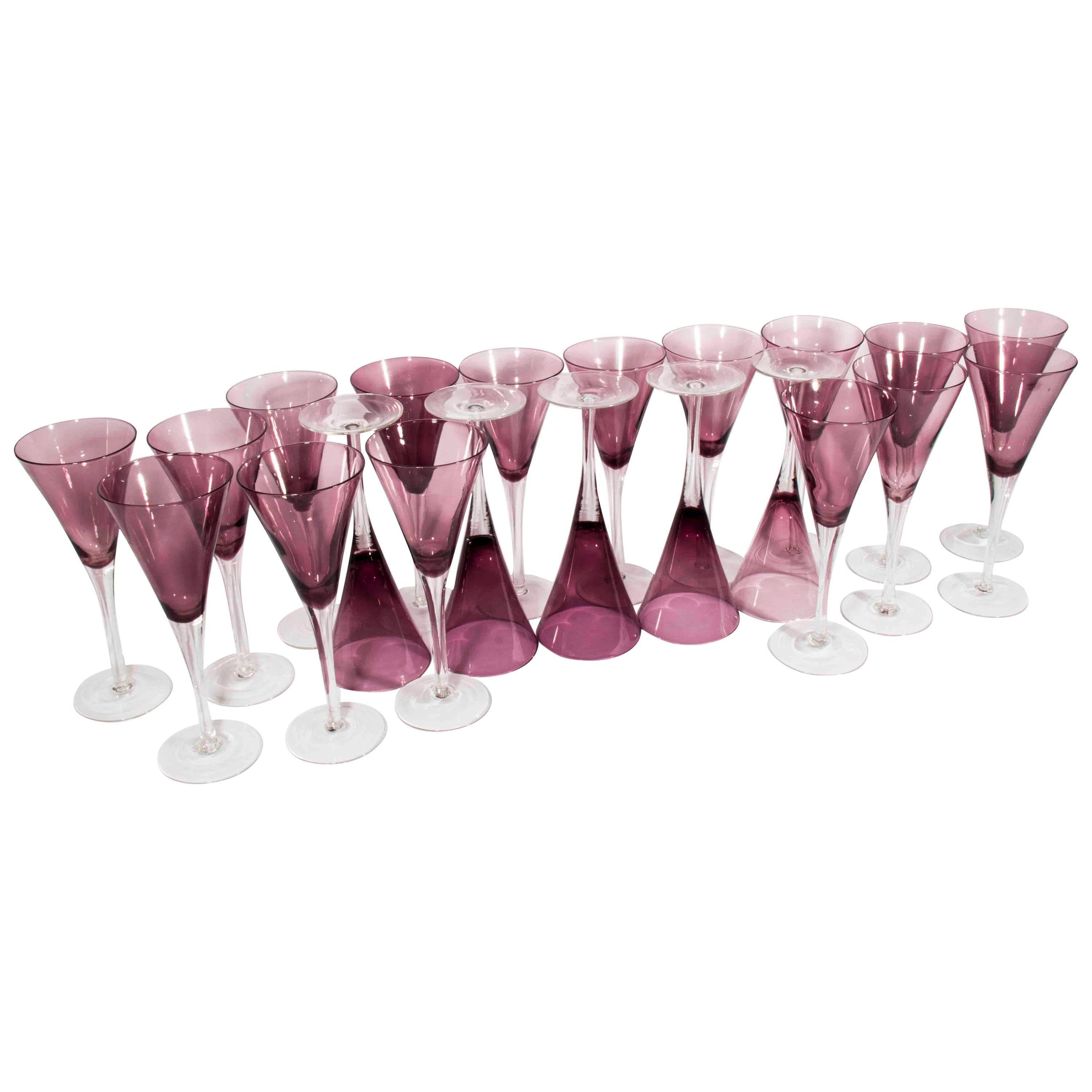Vintage Amethyst Murano Champagne Flute at 1stDibs murano champagne glasses, murano champagne