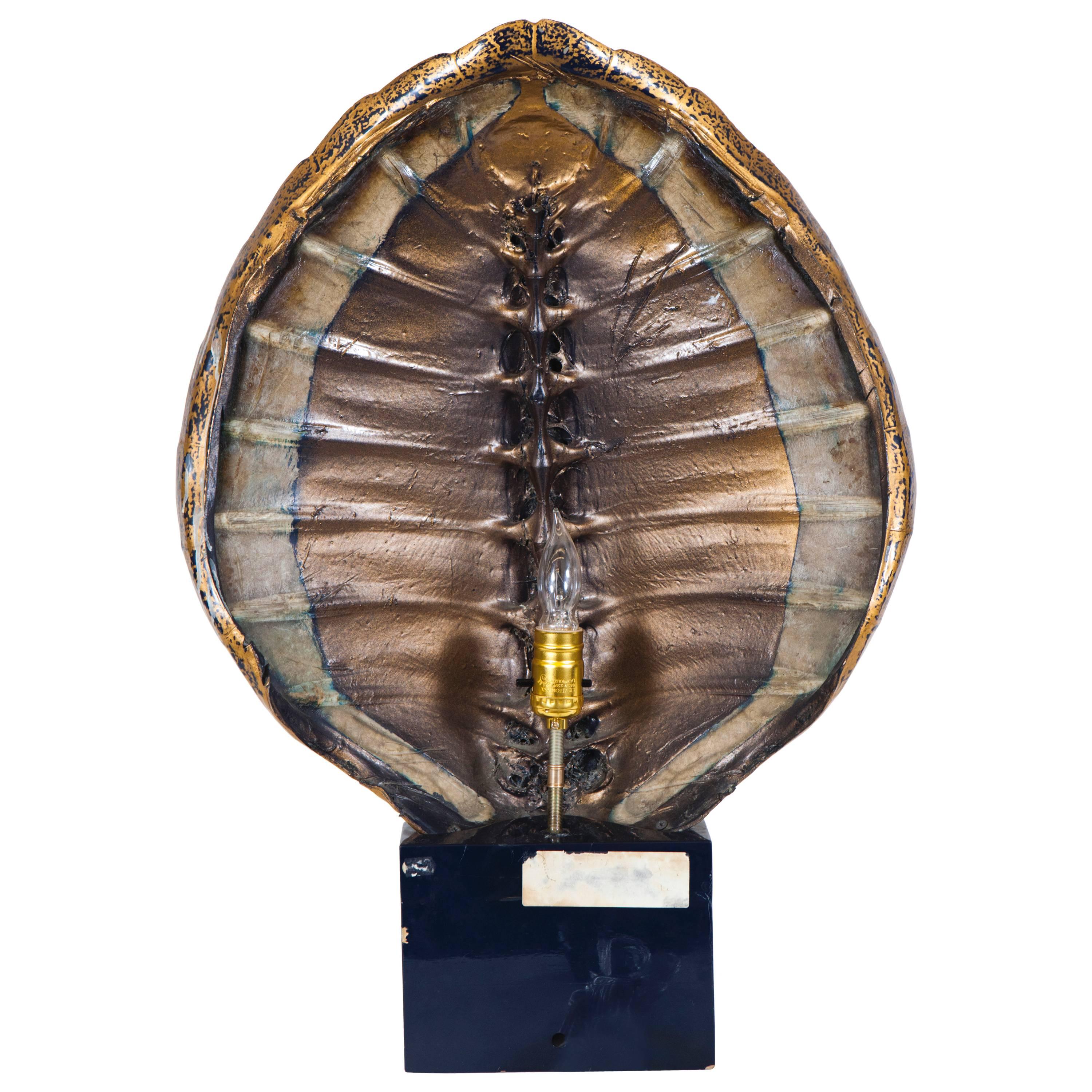 Faux Tortoise Shell Table Lamps For Sale