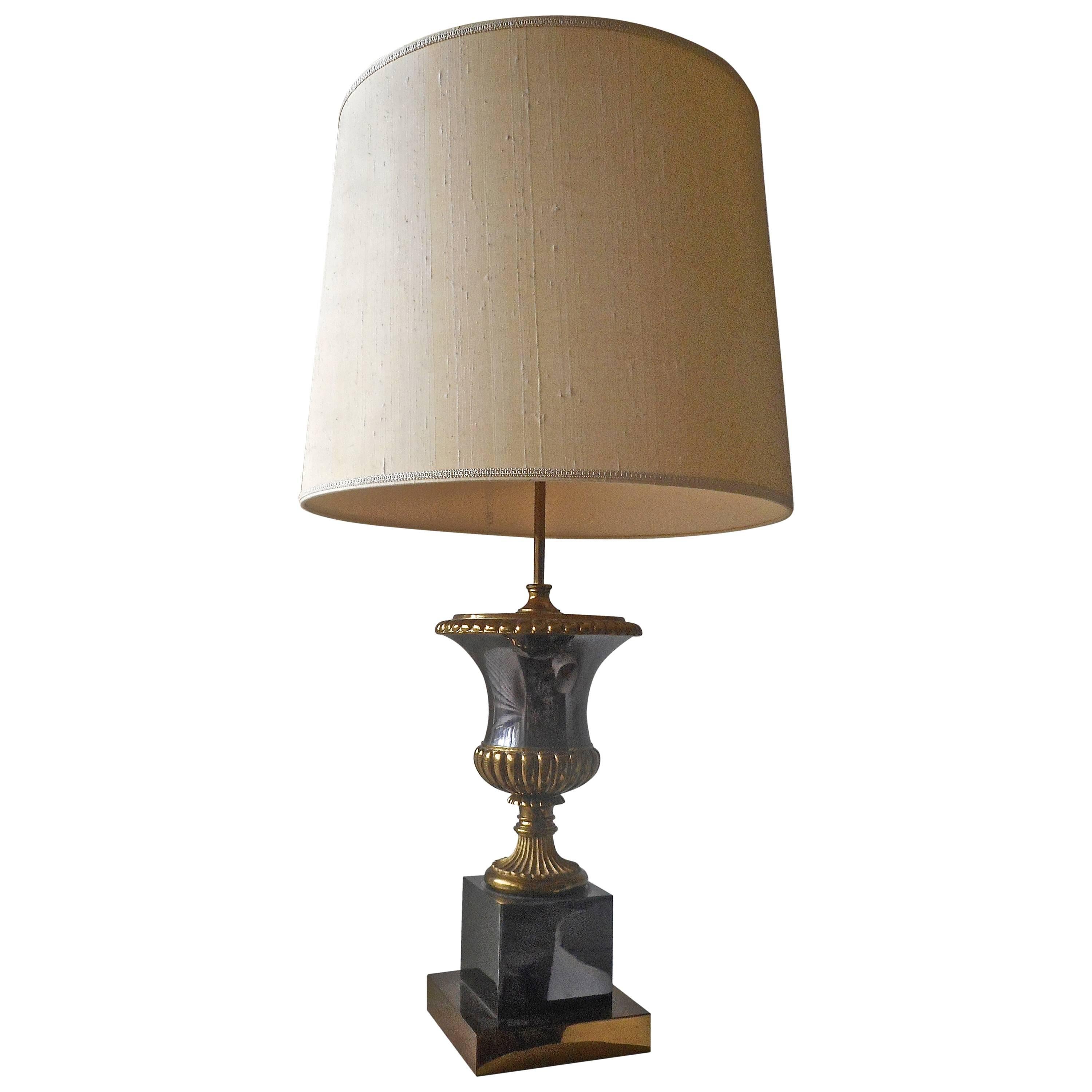 A Large Scale Neoclassical Desk Lamp by Maison Jansen