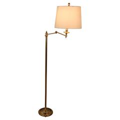 Maison Baguès Swing Arm Bronze Floor Lamp