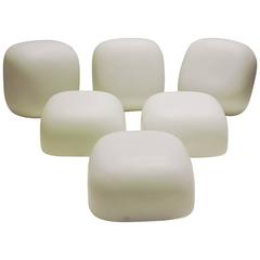 Modernist Flush Mount Opaque Glass Light Fixtures