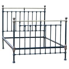 Victorian Brass and Iron Bed