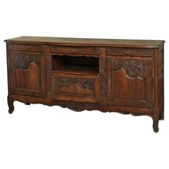 19th Century Country French Oak Buffet from Normandy