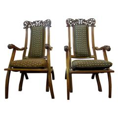 Pair of Colonial Armchairs