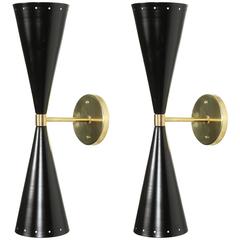 Double Cone Sconce by Lawson-Fenning