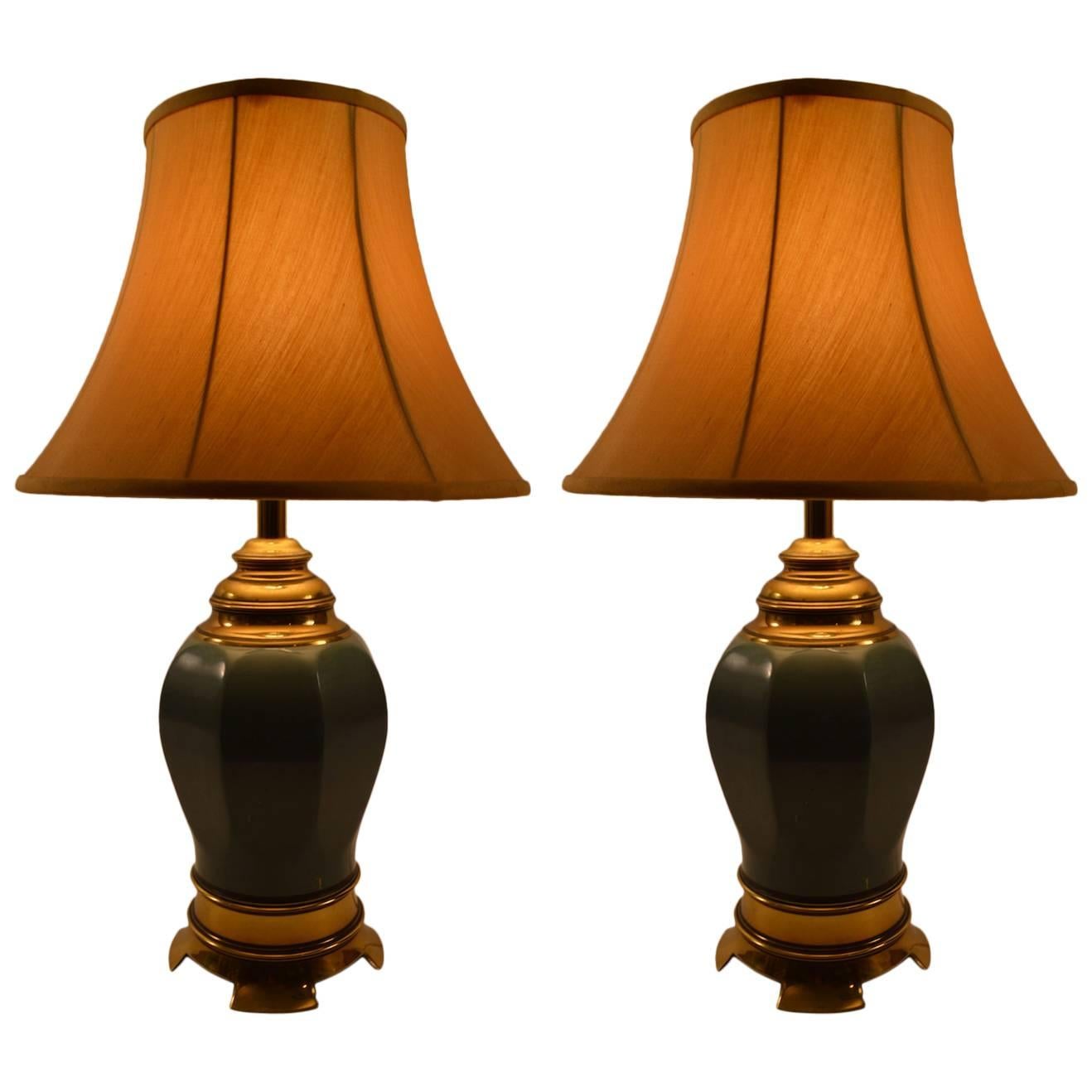 Pair of Asia Modern Table Lamps