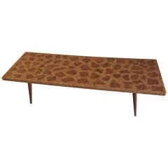 Midcentury Terrazzo Coffee or Cocktail Table in the Manner of Harvey Probber