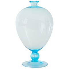 Blue 'Veronese' Vase by Vittorio Zecchin for Venini