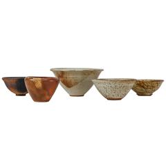 Franco Agnese Set of Five Ceramic Bowls, France, 1960s 12
