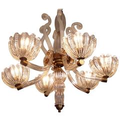 Murano Chandelier by Barovier & Toso, 1940 1