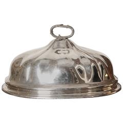 19th Century Silver Plated Cover Dome