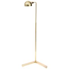 Adjustable Brass Floor Lamp by Casella