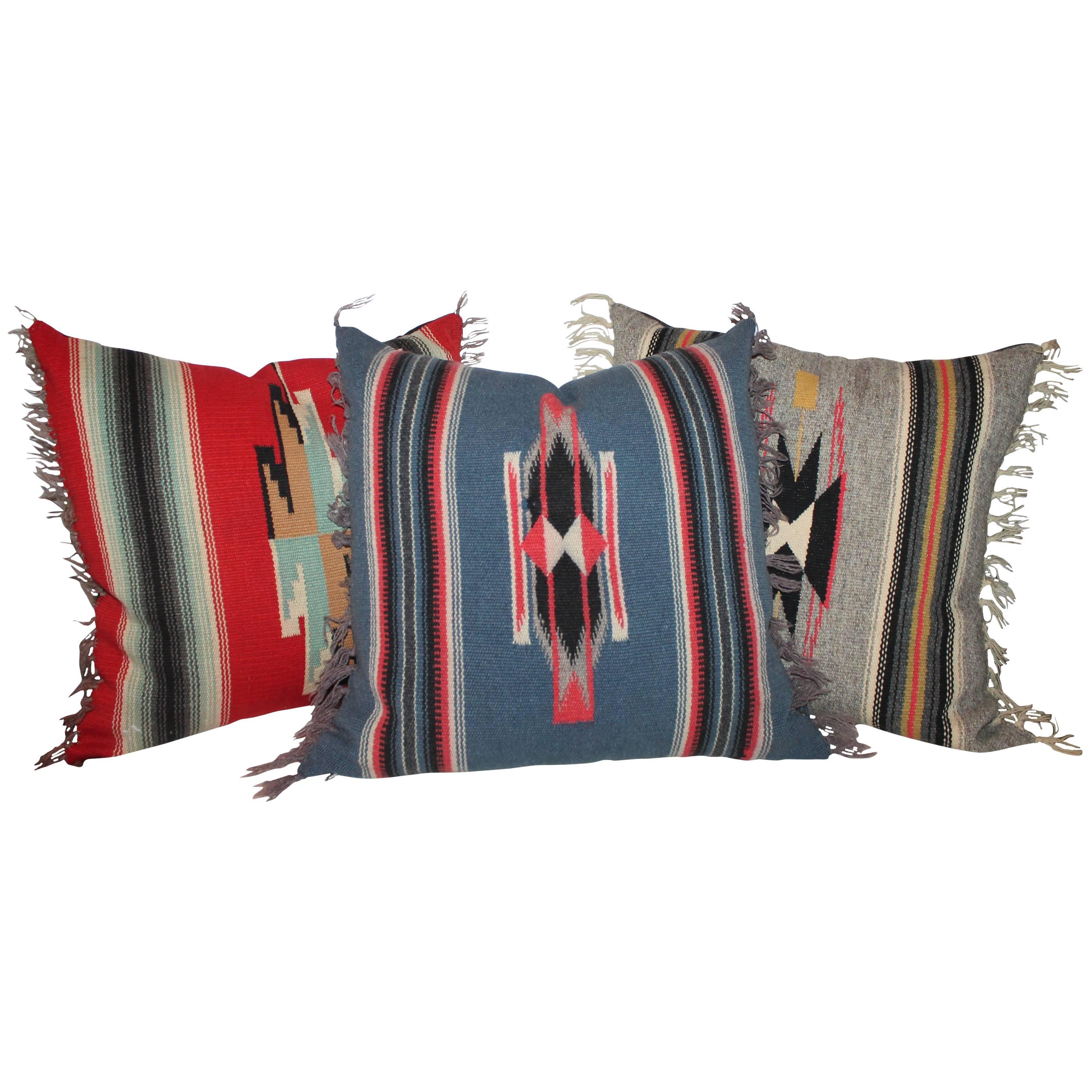Amazing Mexican or American Indian Serape Square Pillows