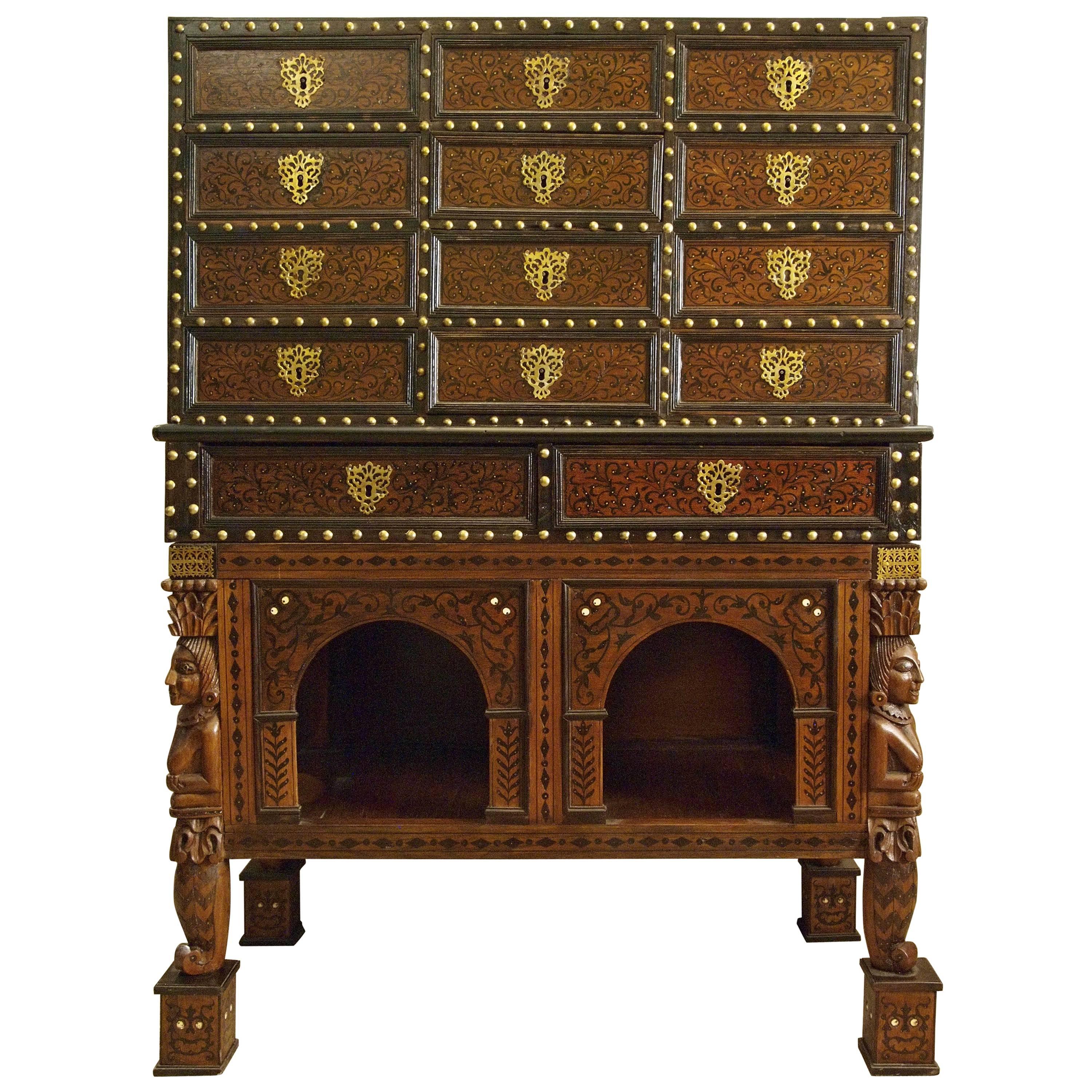17th Century Indo-Portuguese Cabinet For Sale
