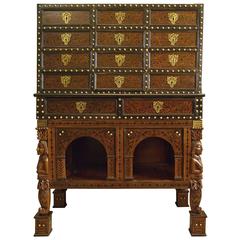 Antique 17th Century Indo-Portuguese Cabinet