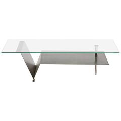 Coffee Table, steel and Glass Coffee Table, steel and Glass