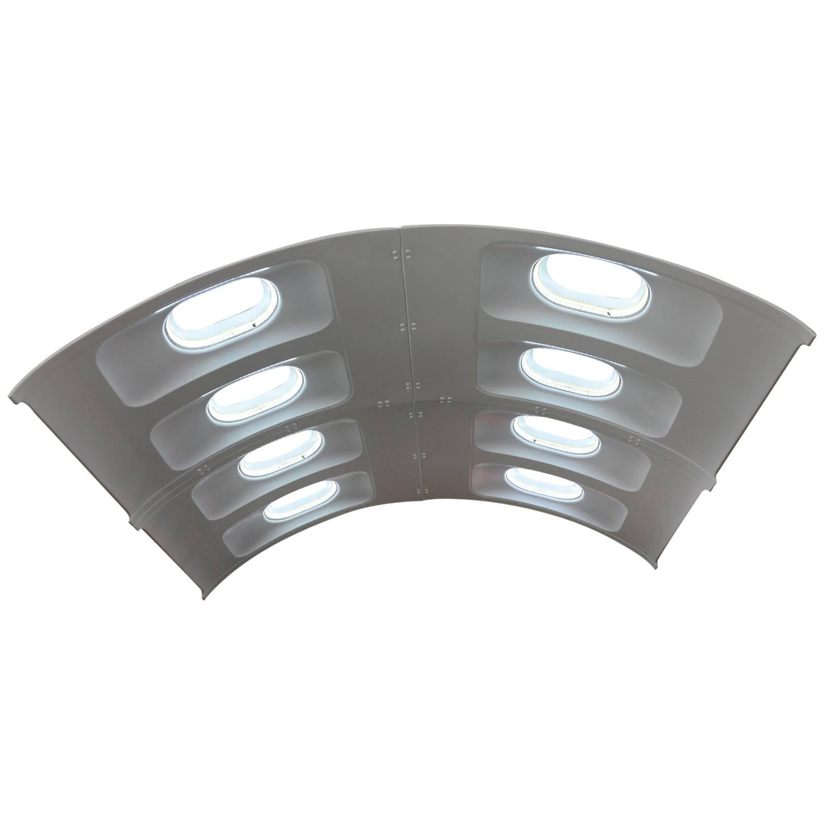 Aircraft Fuselage Portholes with Led Lighting For Sale