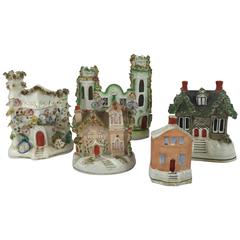 Staffordshire Collection of a Porcelain Village