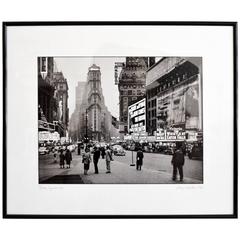 1951 Original Photograph 'Times Square' by Jerry Muller