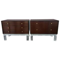 Pair of Commodes or Nightstands by Mengel Module