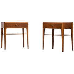 Pair of Mahogany Bedside Tables in the Manner of Axel Larsson