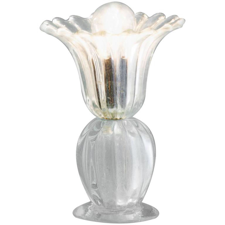 Vintage Murano Glass Table Lamp at 1stDibs