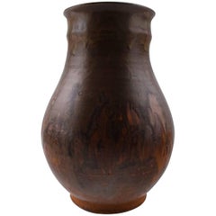 Large Royal Copenhagen Unique Stoneware Vase