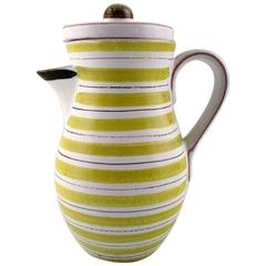 Stig Lindberg "Studio Hand", Gustavsberg, Lidded Earthenware Jug