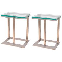 Pair of Maison Charles Side Tables
