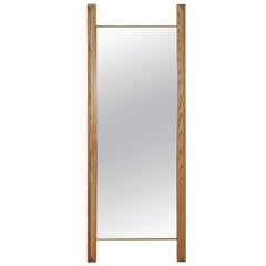 Specchio da terra Lawson-Fenning Simi, specchio a figura intera in rovere moderno