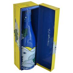 Original Roy Lichtenstein Champagne Bottle for  Taittinger Collection 1985