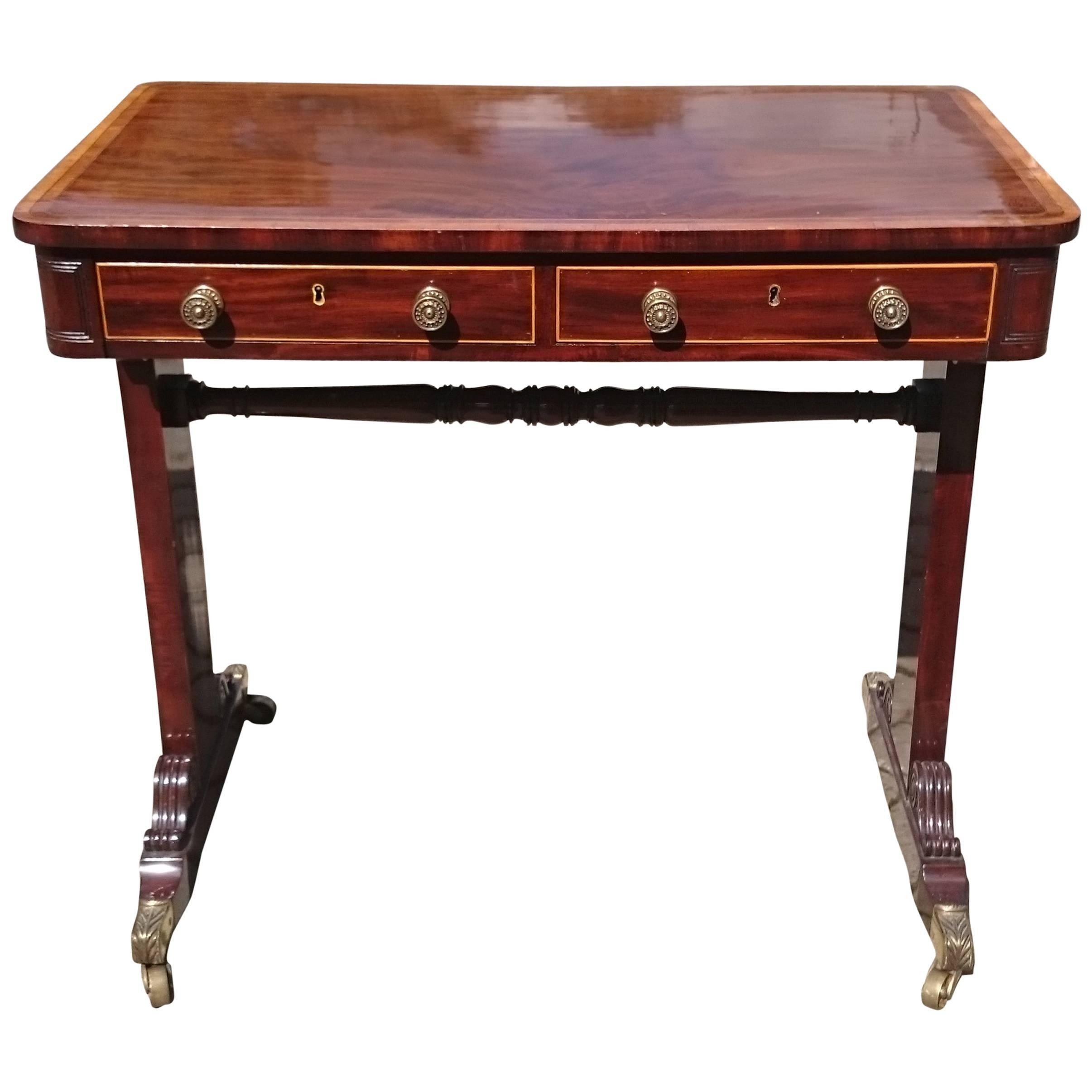 Very Fine Regency Antique Wine Table or Centre Table or Writing Table