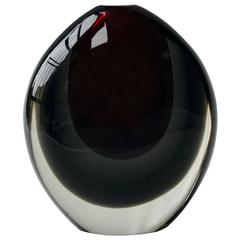 Sommerso Vase by Kaj Franck for Nuutajärvi Notjsö Oy