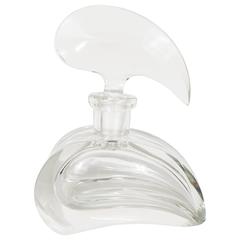 Art Deco Asymmetrical Tear Drop Style Perfume Bottle
