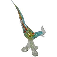 Retro Mid-Twenteith Centry Handmade Murano Bird Figurine