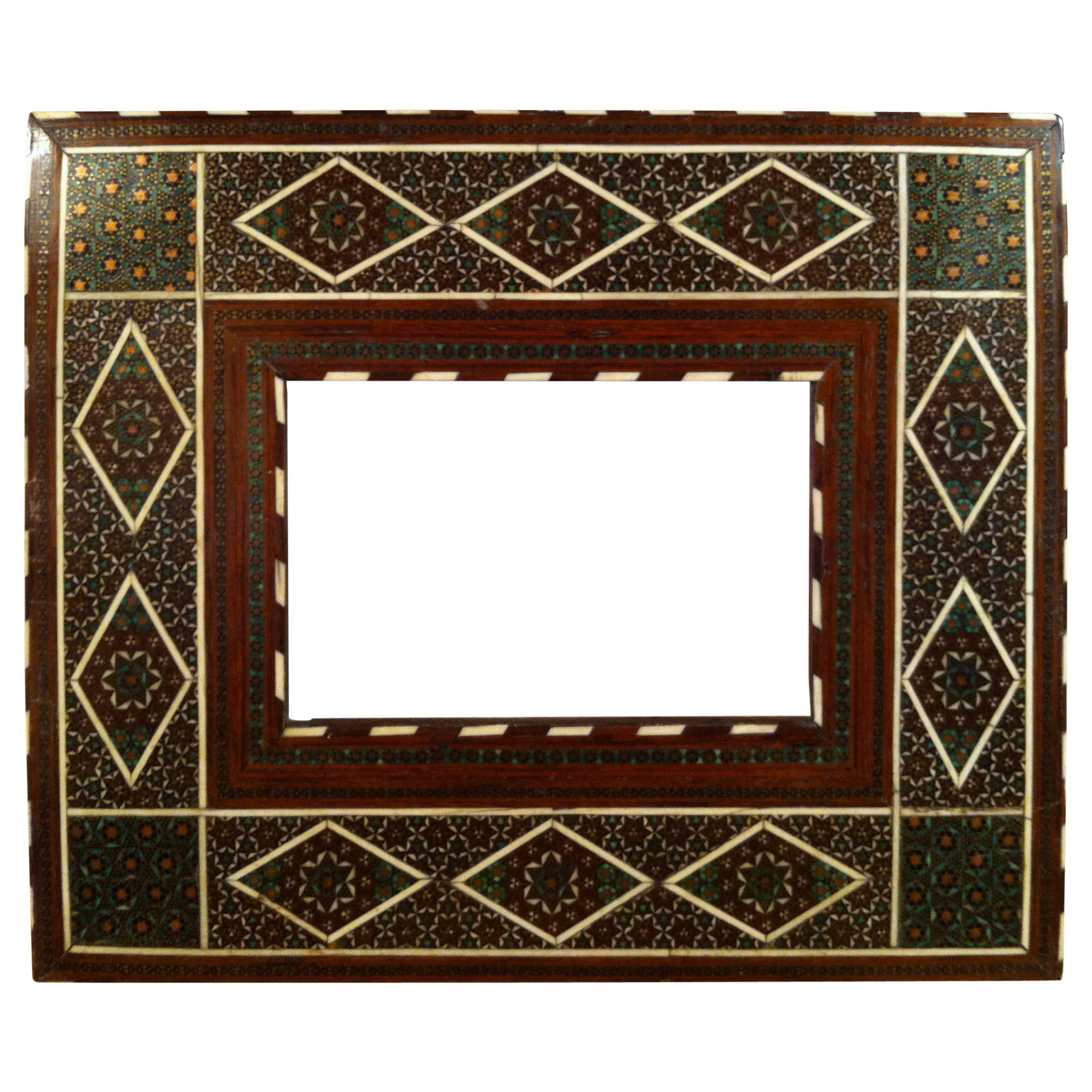 Anglo-Indian Inlaid Frame
