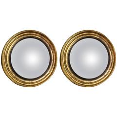 Pair of Large-Scale Regency Convex Mirrors 10