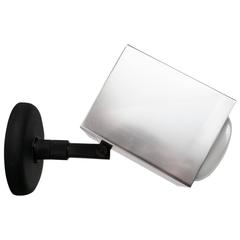 Mid-Century French Cube Wall Lamp Sconce by Lita, Aluminum, 1950s