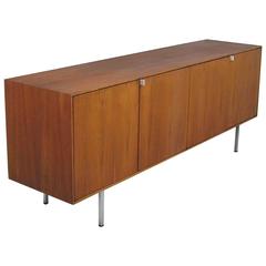 Early Walnut Sideboard by Florence Knoll