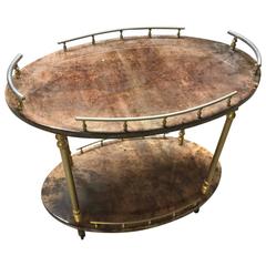 Goatskin Barcart by Aldo Tura 6