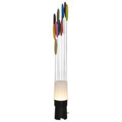 Vintage  Cattail Floor Lamp by Bill Curry for Design Line