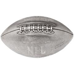 Vintage Touchdown! Wilson NFL Solid Silver Football