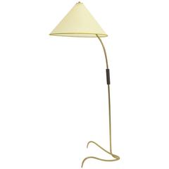 Antique Mid-Century Modern Floor Lamp Attributed to Kalmar 1950s Vienna