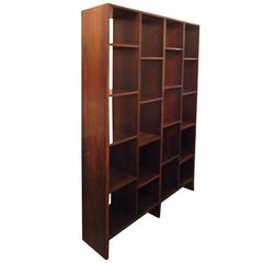 Danish Rosewood Room Divider Bookshelf