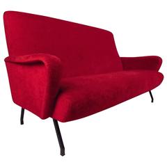 Mid-Century Modern Italian Sofa in the Style of Marco Zanuso 1